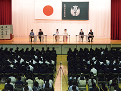 タイムリーで密度の濃い進路講演会